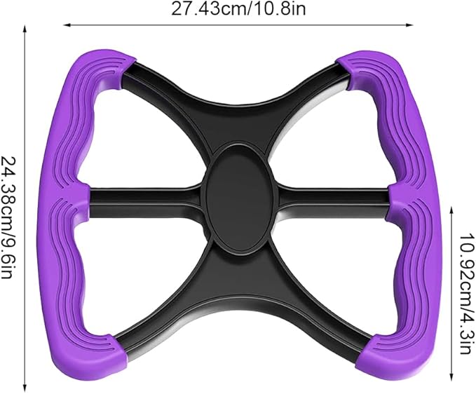 Yuhoo Lift Assists Standing Aid-Handicap Bar with No-Slip Grip Handles, Contact Free Grip Lift Assist Foot Standing Mobility Aid, Portable Help Seniors Handicapped Transfer Assistant(Purple)