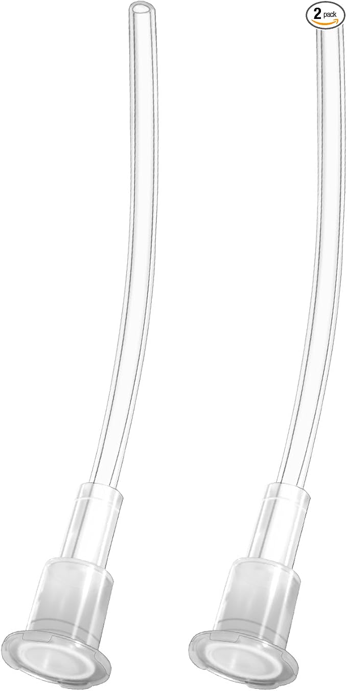 YARRAMATE 2Pcs Spray Straw Replacement for Kitchen Oil Sprayer Bottle, 4.72in/12cm Replacement Pipes for Cooking 16oz/470ml Olive Oil Glass Dispenser Bottle, Replace Oil Spray Tube Set
