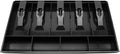 Cash Register Drawer Insert Tray with 5 Bill/4 Coin Compartments for Money Storage, Black