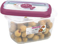 Tribello Plastic Food Storage Container Steam Vent/Air-Tight Lid (Rectangular - 19oz)