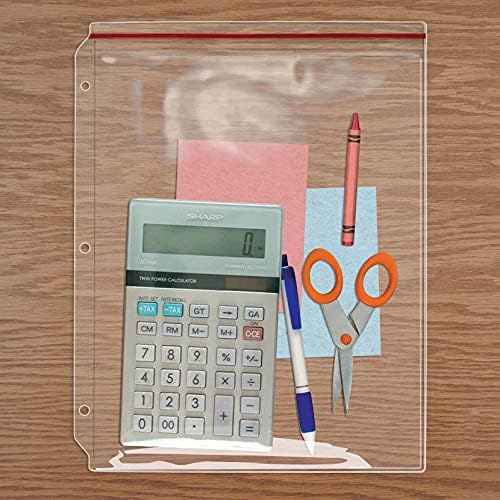 StoreSMART - Supply Zipper Case for 3-Ring Binders - 25-Pack - Vinyl Plastic - VH309-25