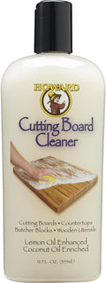 Howard Products CBC012 Wood Cutting Board Cleaner, Wood Cleaner for Wooden Cutting Boards, 12 oz