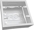 Electriduct 500 Series Raceway Accessory Double Junction Box (White)