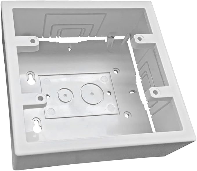 Electriduct 500 Series Raceway Accessory Double Junction Box (White)