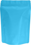 100PCS Smell Proof Resealable Pouch Bags,ULIFESTAR Aluminum Foil Flat Food Storage Bag,Sealable Pcsaging Zipper Pouches with Tear Notches for Pcsaging Lipgloss,Jewelry,etc(14*20cm/5.51*7.87",Blue)