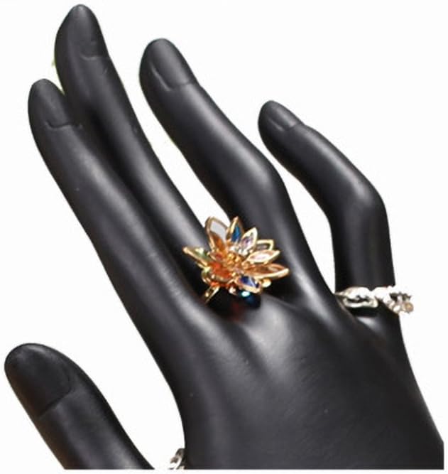 ChezMax Jewery Display Hand Ring Holder - Jewelry Organizer Stand, Necklace Stand, Jewelry Holder, Hand Model Holder Resin Mannequin Shaped Bracelet Holder Jewelry Display for Home Organization