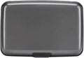 ELFISH RFID Blocking Credit Card Protector Aluminum ID Case Hard Shell Business Card Holders Metal Wallet for Men or Women（Gray