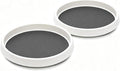 P PRETIRENO Lazy Susan Turntable Organizer, 10 Inch 360° Rotating Tray for Kitchen Cabinet, Pantry, Countertop, Fridge - Non-Skid Spice Rack Storage for Bathroom, Vanity, Makeup