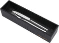 PRATIQUE Bamboo Drawer Organizer - Kitchen Utensil Organizer Silverware Tray Cutlery Holder，Office Desk Supplies and Accessories,12 * 3 * 2.6inch,Black