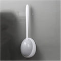 Toilet Brush for Bathroom Silicone Brush Holder Cleaning Tool Home Cleaning Brush for Toilet Bathroom Accessories Set Bathroom Toilet Brush Holder (Gray) (Gray)