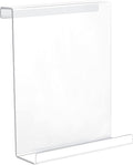 Jetec Treadmill Book Holder, Clear Acrylic Reading Rack for Treadmill Tablet Rack Universal Holder Tablet Magazines Books for Gym Exercising(9 x 11 x 3.5 Inches)