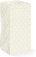 Covermates Keepsakes Square Appliance Cover – Quilted Kitchen Appliance Cover for Countertop Storage – Dust Protection – Stain Resistant – Washable – Slip-On Appliance Design, Cream