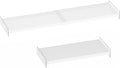Adjustable Closet Shelves Divider, Expandable Metal Hanging Shelves Closet Separator for Closet Cabinet Wardrobe Cupboard Bedroom, 2 Pack