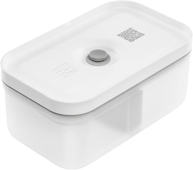 ZWILLING Fresh & Save Plastic Lunch Box, Airtight Food Storage Container, Meal Prep Container, BPA-Free, Grey, Semitransparent - Medium