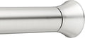 Amazon Basics No Drilling Spring Tension Curtain Rod, Adjustable Length 54-90" Width, Classic Finial, Nickel
