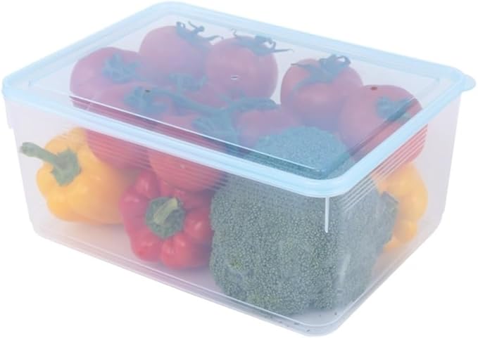 Food Storage Container Kitchen Transparent Food Preservation Box Can Be Heated And Frozen Sealed Box With Lid Refrigerator Storage Box Kitchen Refrigerator Food Organizer ( Color : Clear , Size : 8L )
