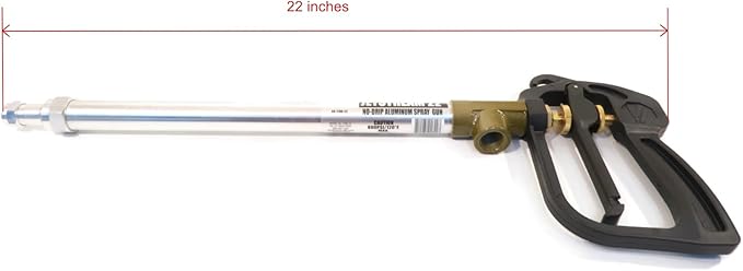 The ROP Shop | 2-Pack - Jetstream 22" No-Drip Trigger Spray Guns with Aluminum Barrel - Industrial Use