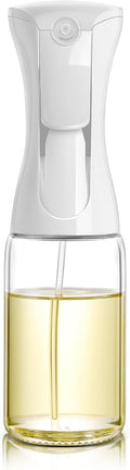 Mistifi Oil Sprayer for Cooking, Fan Spray, Refillable, Glass Bottle, 6oz | Even Fan Spray,1g Portion Control,Anti-Drip Design,Easy Refill,Air Fryer,Salad & BBQ Friendly,Clear
