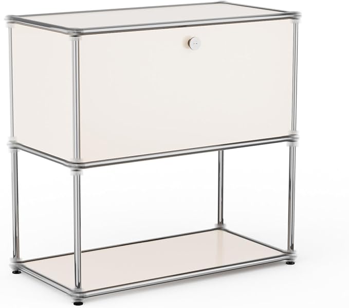 Modern Storage Cabinet White D Versatile Free-Standing Organizer for Living Room, Garage, Kitchen, Home Office Décor