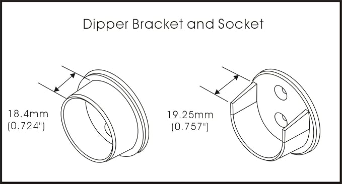 QCAA Solid Brass Extra Heavy Closet Pole Socket Set, Heavy Duty, 1-1/2 inch, with Stainless Screws, Satin Nickel, 4 Pairs, Made in Taiwan