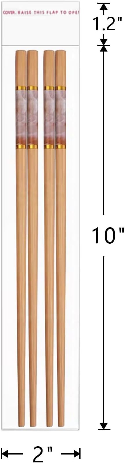 Clear Cellophane Bags - 2x10'' 500pcs Resealable OPP Bags for Utensils, Cookies, Candy & Gifts
