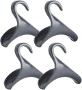 Purse Hanger for Closet Rod - Handbag Storage Organizer - Acrylic Hangers for Hanging Purses, Backpacks, Satchels, Crossovers, Totes (4 Pack)