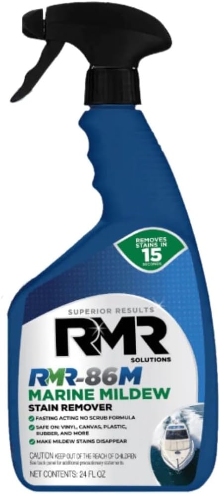 RMR-86M 24 Fl OZ, Marine Mold Stain and Mildew Stain Remover - Scrub Free Formula, Multi-Surface Cleaner for Boats
