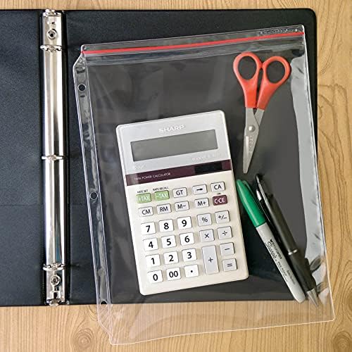 StoreSMART - Supply Zipper Case for 3-Ring Binders - 20-Pack - Vinyl Plastic - VH309-20