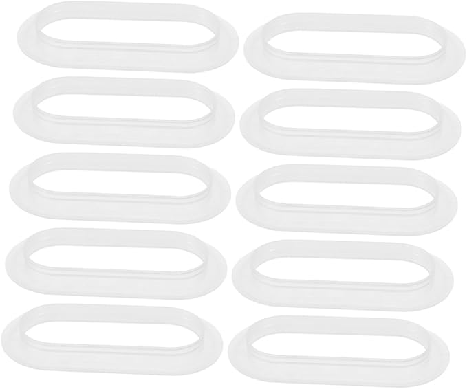 Amosfun 10pcs Plastic Handles for Moving Boxes Heavy Duty Carry Handles for Cardboard Storage and Organization Replacement Box Straps with Comfortable Grip for Easy Lifting