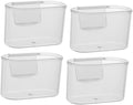 Garneck 4pcs Fridge Side Door Organizer for Sauce Bags Hanging Storage Box Fridge Accessories Material Easy Install Seasoning Packet Holder