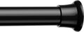 1pack Tension Curtain Rod 32 to 76 Inch, Black Spring Tension Curtain Rod Adjustable Expandable Curtain Rod No Drilling, Spring Loaded Curtain Rods for Windows, Bedroom, Doorway Door, Closet
