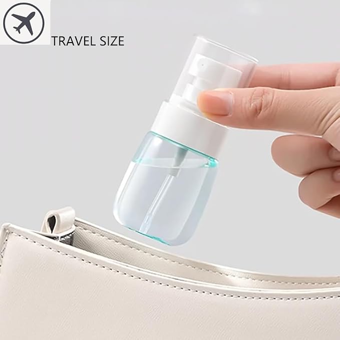 Small Spray Bottle Travel Size 2oz/60ml Fine Mist Mini Empty Spray Bottles for face Hair Mist Refillable Perfume Portable Atomizer Bottle
