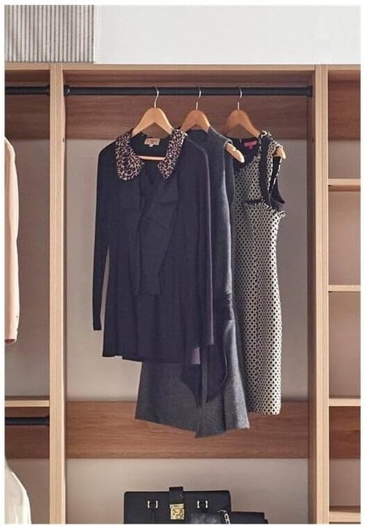 Maykoosh Closet System Organizer - Customizable Walk-in Wardrobe Storage Oak/Model ABE 3 Closet