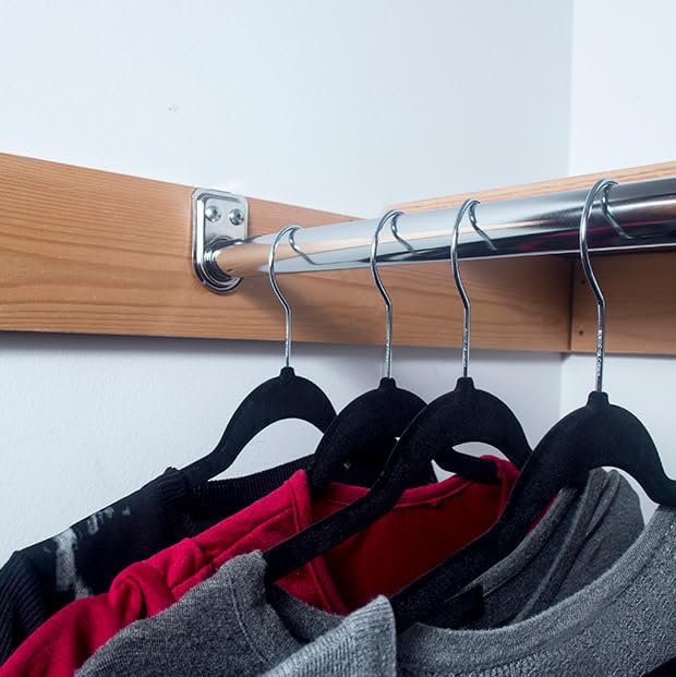 Adjustable Closet Rod, Steel 65 Inch to 120 Inch, Polished Chrome – Design House, 206060