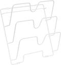Household Essentials White Steel Door Mount Lid Rack
