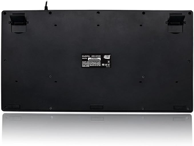 Adesso AKB-425UB-MRP 1U Rackmount Drawer with USB Touchpad Keyboard Which Designed for Server Rack or Cabinet,19 x 1.75 Inch