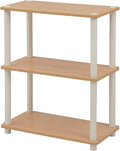 Yamazen Easy Rack, System Rack, 4 Tiers, Natural/Post: White SR-4(NA/WH)