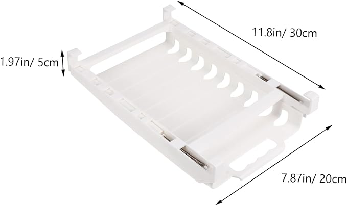 STOBAZA 10pcs Material Fridge Seal Bag Rack Sturdy Hanging Vacuum Storage Bag Holder for Fridge Organizer Pockets
