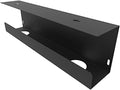 Jingchengmei Under Desk 17 inch Wide Cable Management Tray, Power Strip Holder, Metal Cord Organizer, Wire Management for Office and Home, Black (UDCMT17In, Black)