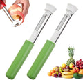 2 in 1 Apple Corer and Peeler Tool, 2026 Upgrade Stainless Steel Red Bell Pepper Seed Corer, Multi-Purpose Apple Corer for Home Kitchen, Vegetable Fruit Kitchen Gadget (2, Green)