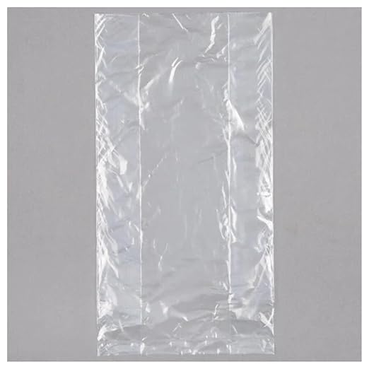 Inteplast 1 Pt Food & Utility Poly Bag 2 Pack (2 Sets of 1000 pcs) - 8" x 4" x 2", Clear, 2000 Ct