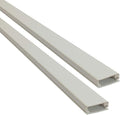 Electriduct Medium Latching Cable Raceway (500 Series) - 5 Feet - Beige | 2 Sticks (10 Feet Total)