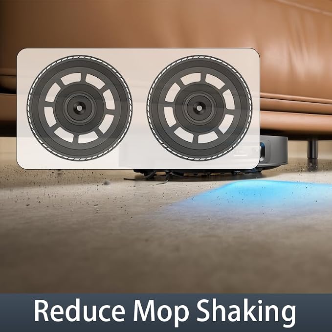 Mop Pad Holder Replacement Parts for Dreame X60 Max Ultra Complete Robot Vacuum Cleaner Accessories Including 2 Mop Pad Holders and 2 Mop Pads