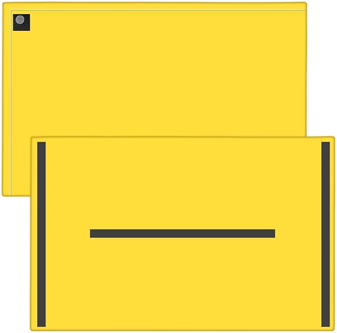 StoreSMART® Magnetic Closure Pockets - Magnetic-Back - 11" x 17" - 100-pack - Yellow - MCP3512MB-Y-100