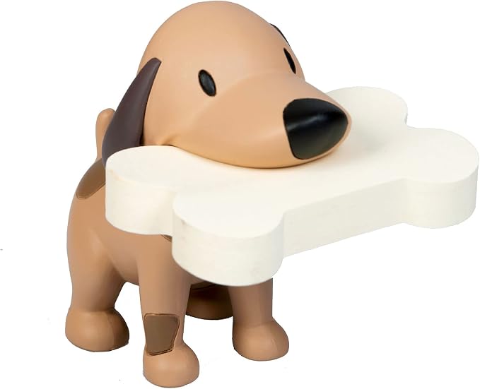 Gifts for Readers & Writers Sticky Notes Holder, Novelty Post It Notes Dispenser, Office Stationery Supplies & Cute Desk Accessories, Puppy Notes with Sticky Note Pads Included