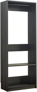 Maykoosh Closet System Organizer - Customizable Walk-in Wardrobe Storage Black/Model B 1 Closet