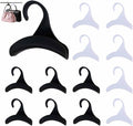 12 Pcs Purse Hanger Hook Acrylic Black and White Bag Tie Handbag Belt Hanger Closet Organizer Storage Handbags Tote Holder for Storing Handbags Satchels