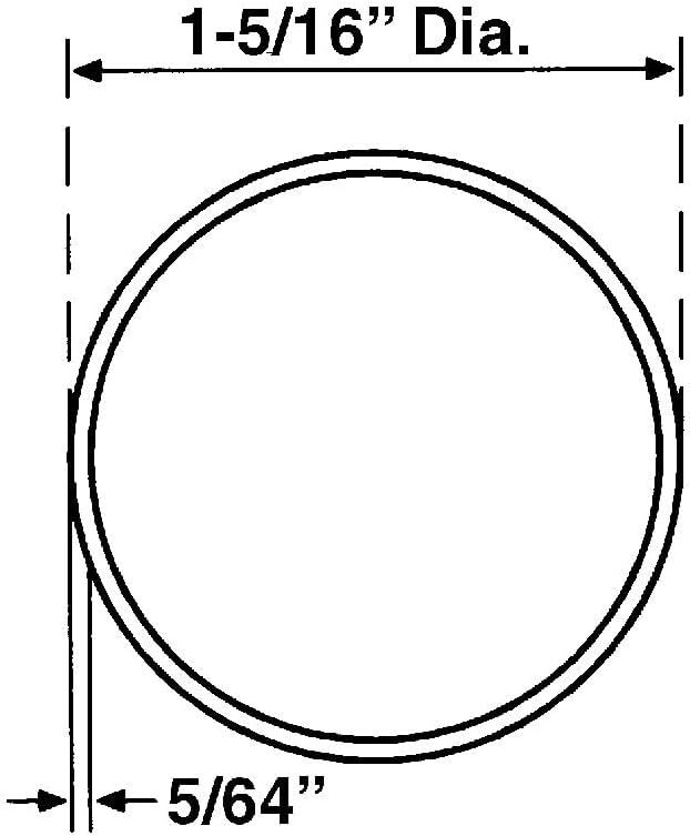 Outwater 48" Oil Rubbed Bronze Aluminum Closet Rod Kit – 1-5/16" Diameter with Matching U & O Flanges and Mounting Screws