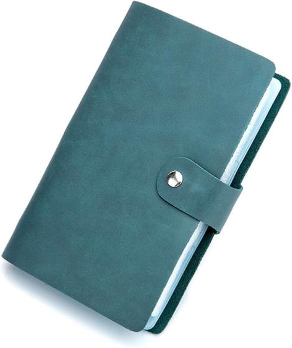 boshiho Leather Credit Card Holder Business Card Case Book Style 90 Count Name ID Card Holder Book