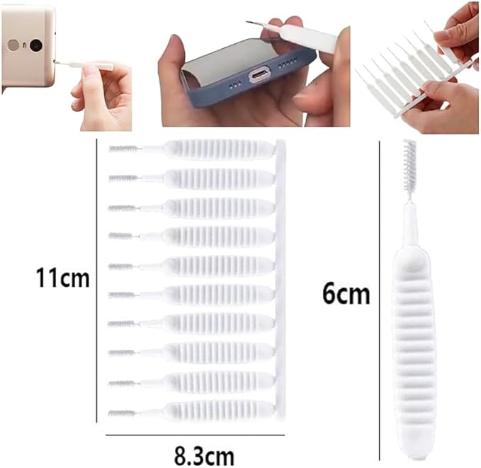 Gap Hole Anti-Clogging Cleaning Brush, 2026 Upgrade Shower Head Cleaning Brush for Small Hole Shower Head Cleaner Tool Multifunctional Hole Cleaning Brushs for Pore Small Nozzle Keyboard